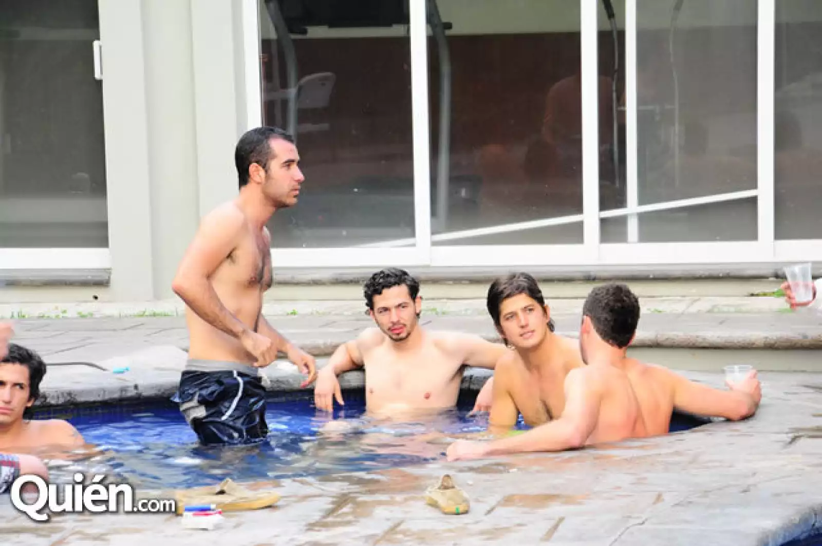 Diego Dávila, Diego Montaño, Andrés Bustos y Bernardo Chevalier