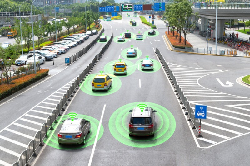 autos autónomos en circulación