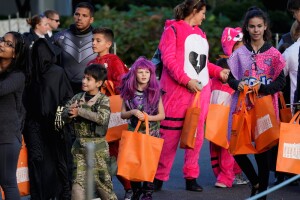 Niños en Halloween