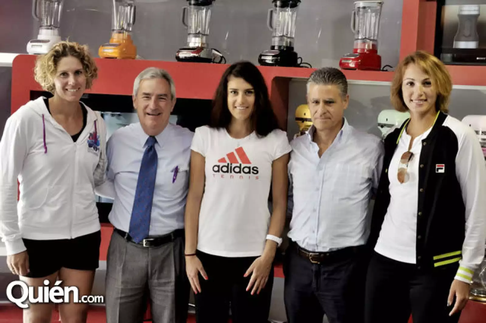 Greta Arn,Hernán Garza,Sorana Cirstea,Raúl Reyes y Yaroslava Shvedova