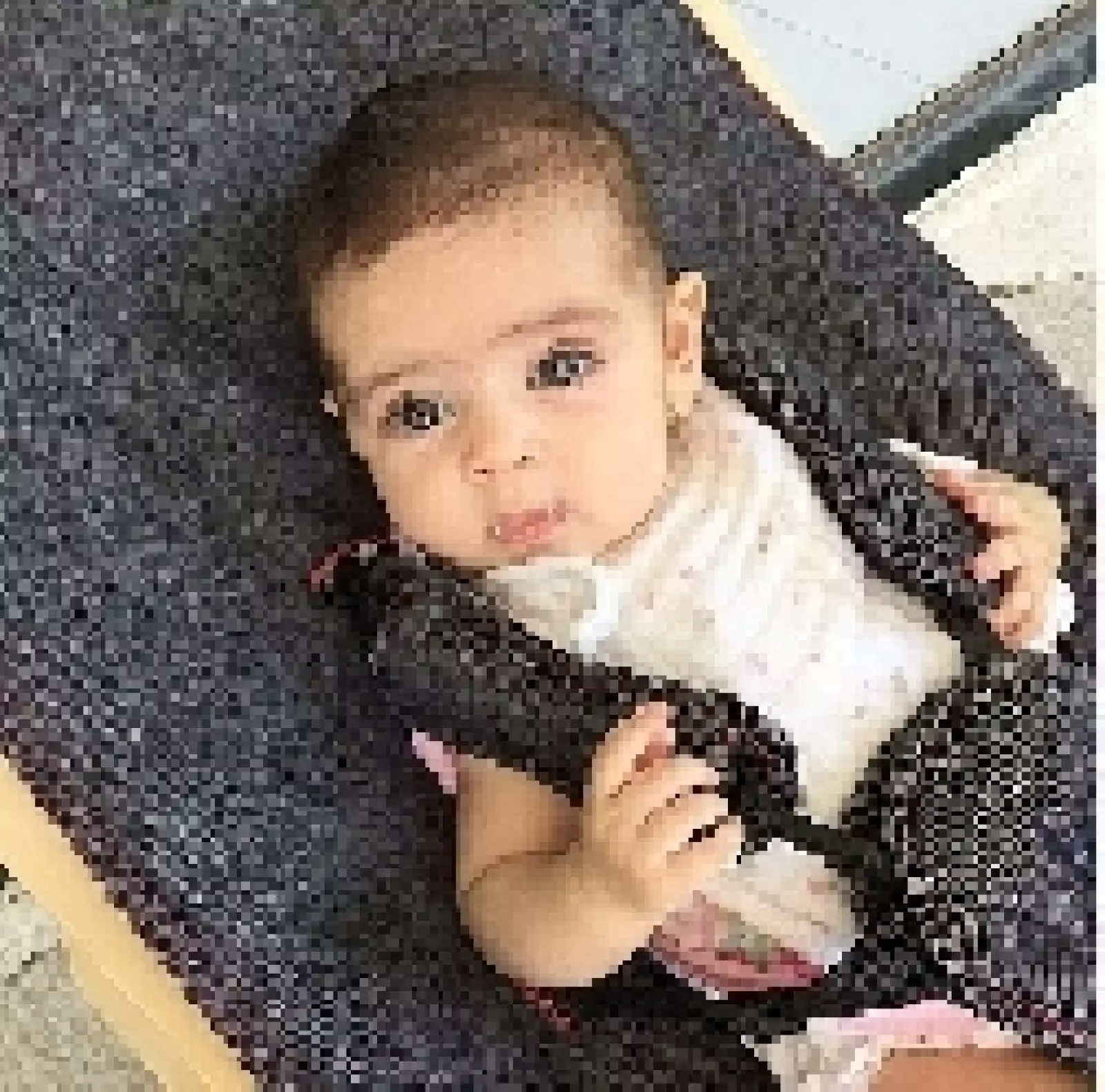 Ella es Carolina, nació el 9 de julio pasado.