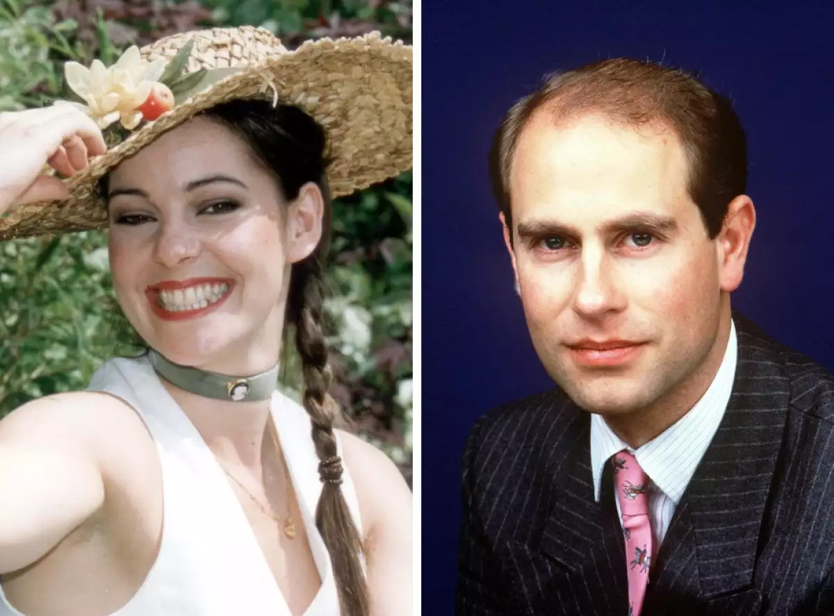 Ruthie Henshall y el príncipe Eduardo