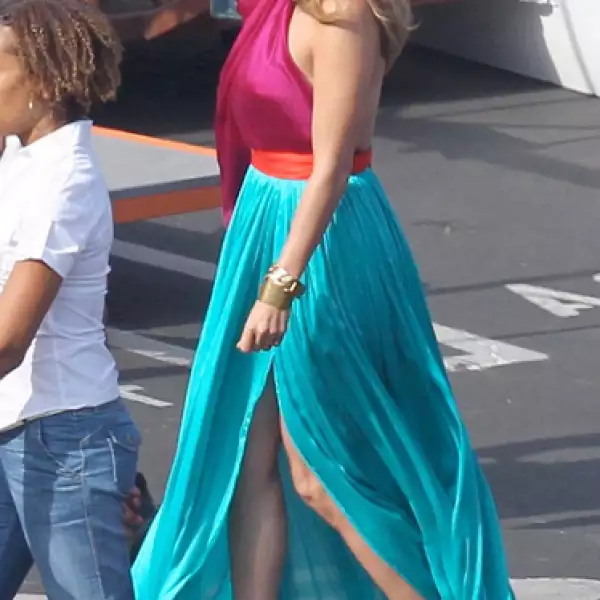 Otra gran seguidora de las plataformas y altos tacones es Jennifer Lopez.