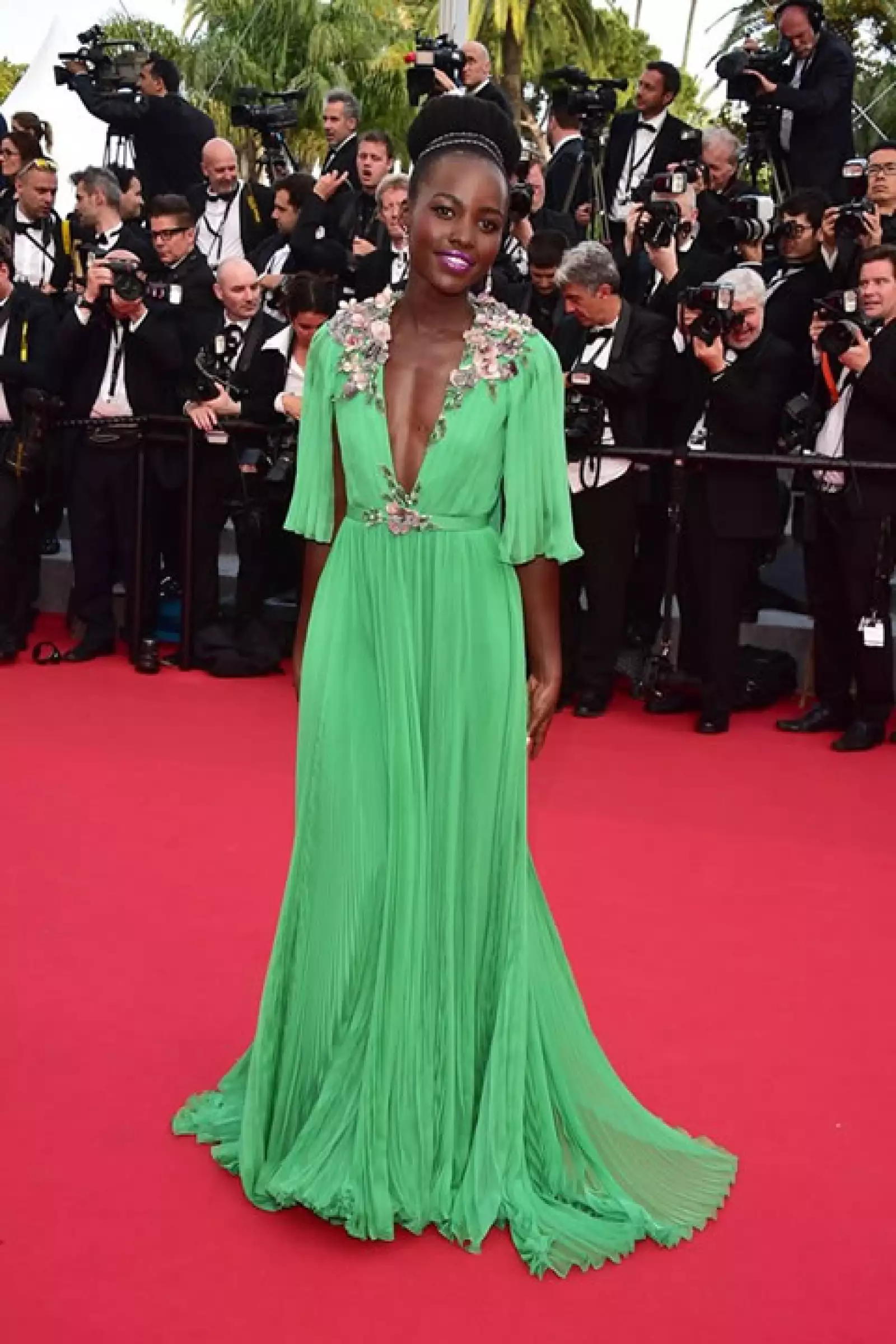 Lupita Nyong´o en Gucci.