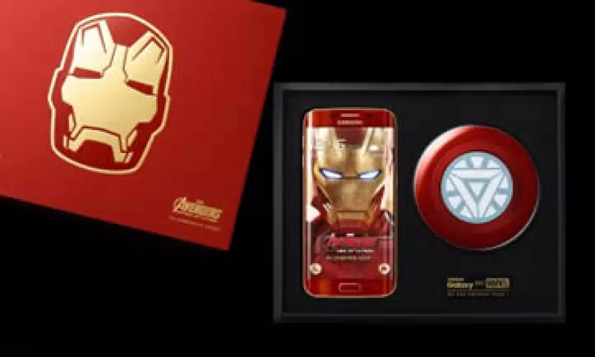 La edición Iron Man tiene un rojo vibrante y tonos dorados similares al icónico traje del superhéroe. (Foto: Samsung.com )