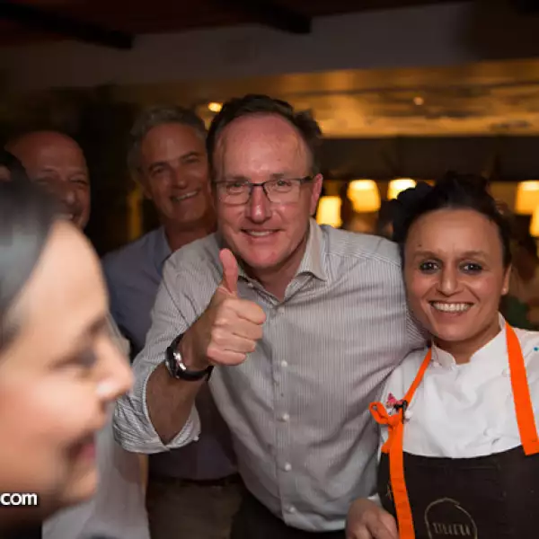 Michel Baur y Najat Kaanache