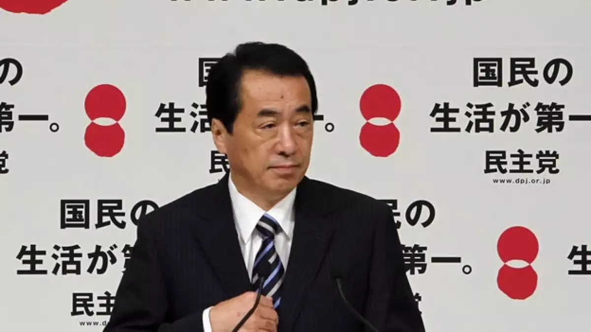 Naoto Kan primer ministro japon