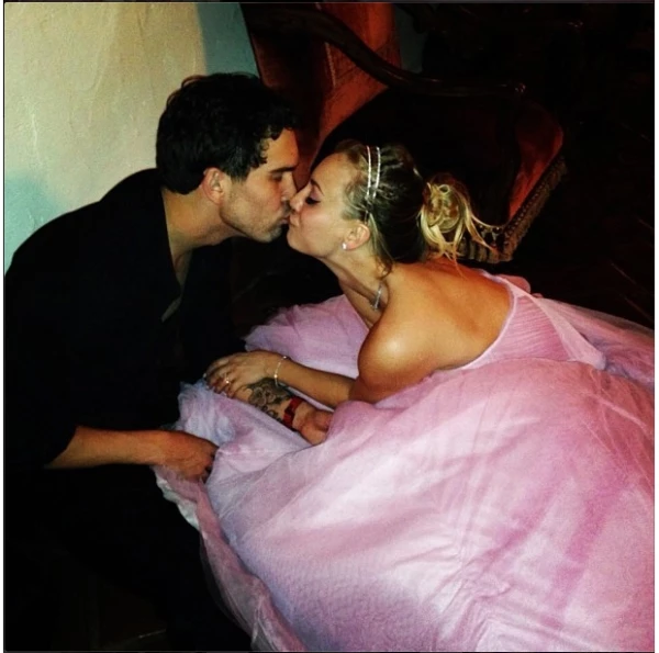 Con esta imagen, Kaley gritó su amor a los cuatro vientos.