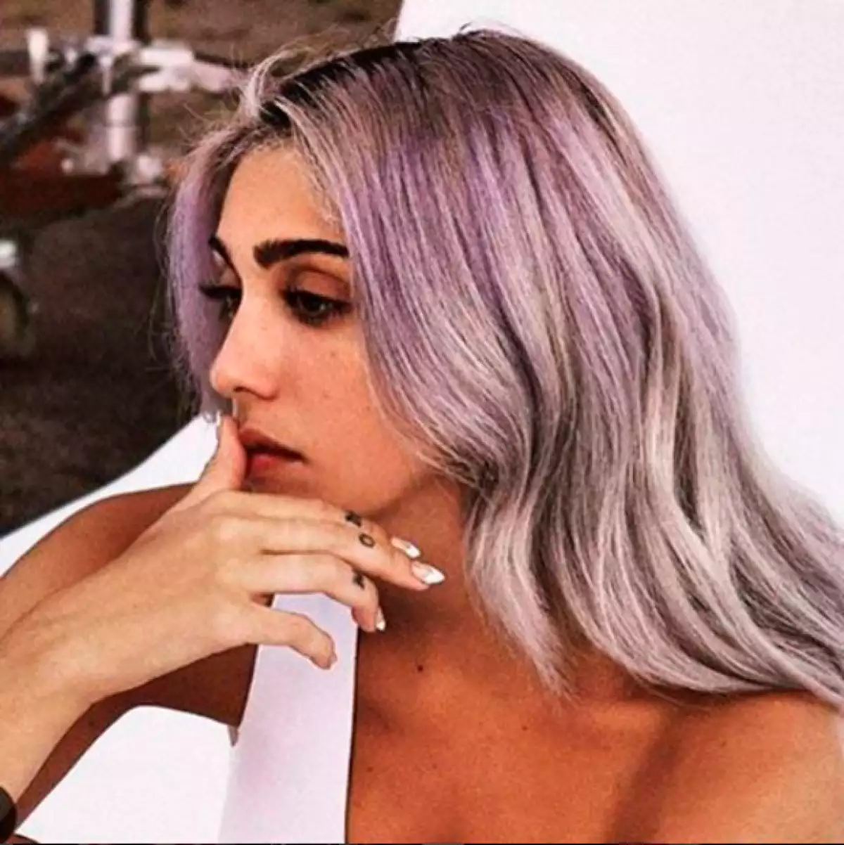 Con esta imagen Lola anunció el debut de su hija como modelo.