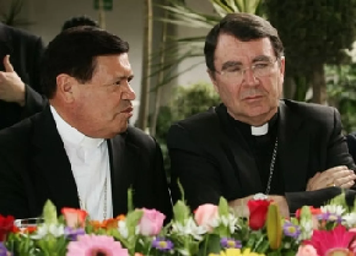 Norberto Rivera y Christophe Pierre.