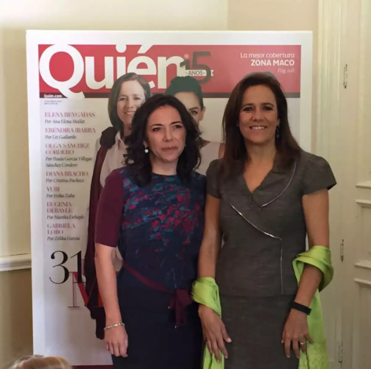 Como una de las homenajeadas en "31 Mujeres que amamos" de Quién, la esposa del ex presidente Felipe Calderón hizo un llamado a que las mujeres no oculten sus carreras personales.