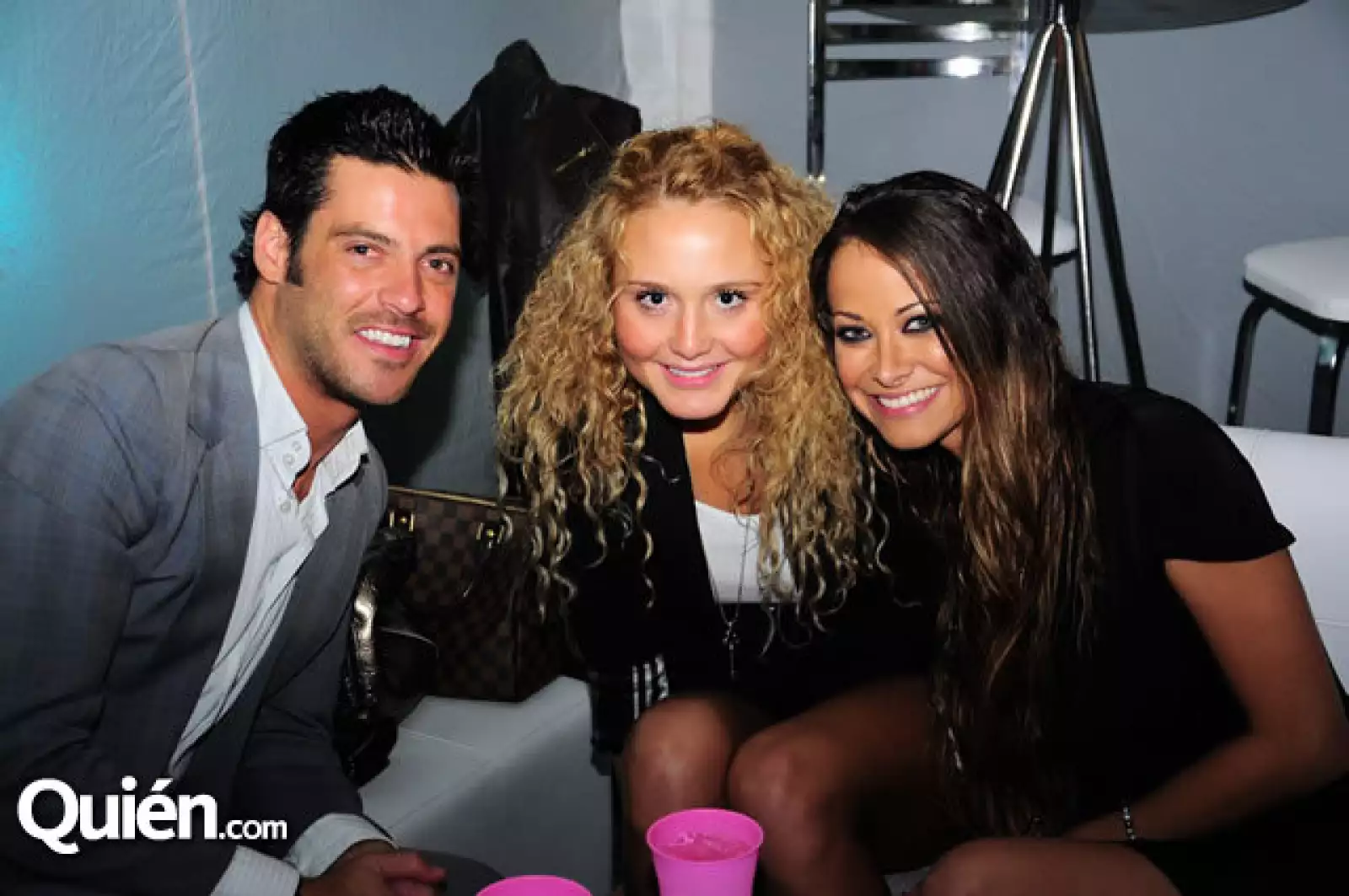Jorge Suárez, Tere Cuervo y Marcela Tapia