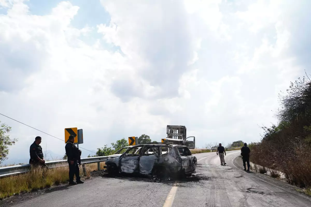 SSC: Criminales realizaron bloqueos en Michoacán tras detención de