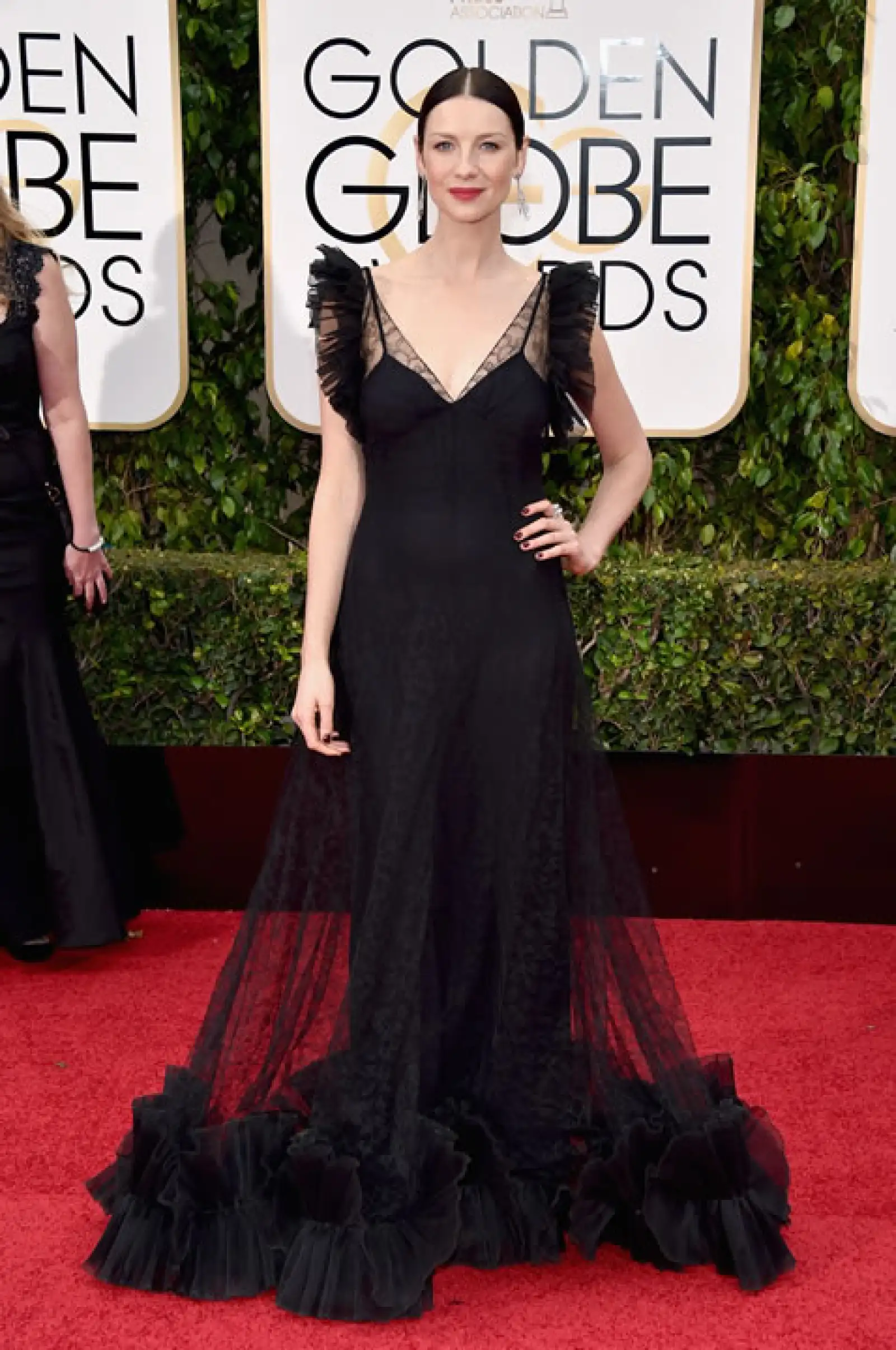 Caitriona Balfe en Alexander McQueen.