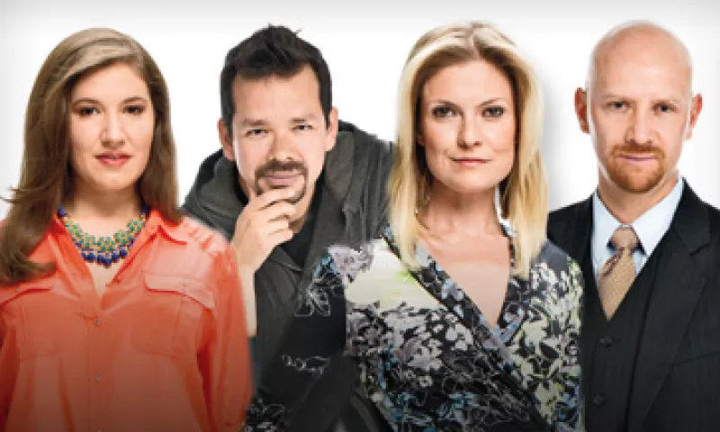 Gloria Canales, César Salazar, Ana García y Víctor Calderon son algunas de las '30 promesas en los 30' 2014. (Foto: Jorge Garaiz, Dayan Jiménez, Marc Fauche/Revista Expansión)