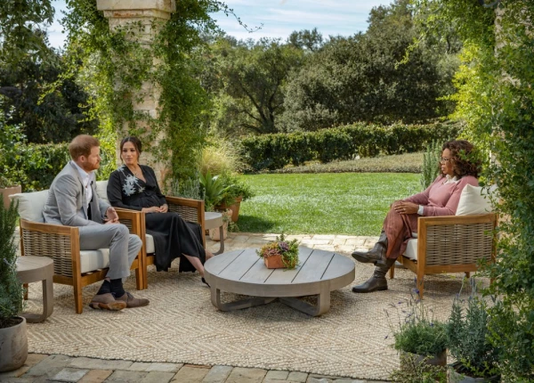 Príncipe Harry, Meghan Markle y Oprah Winfrey