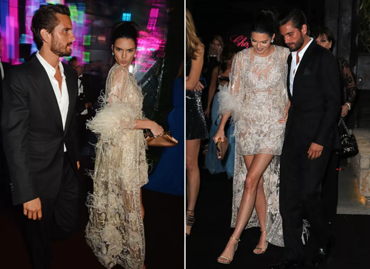 Ni Kendall ni Scott hicieron nada para ocultar que estaban tomados de la mano.