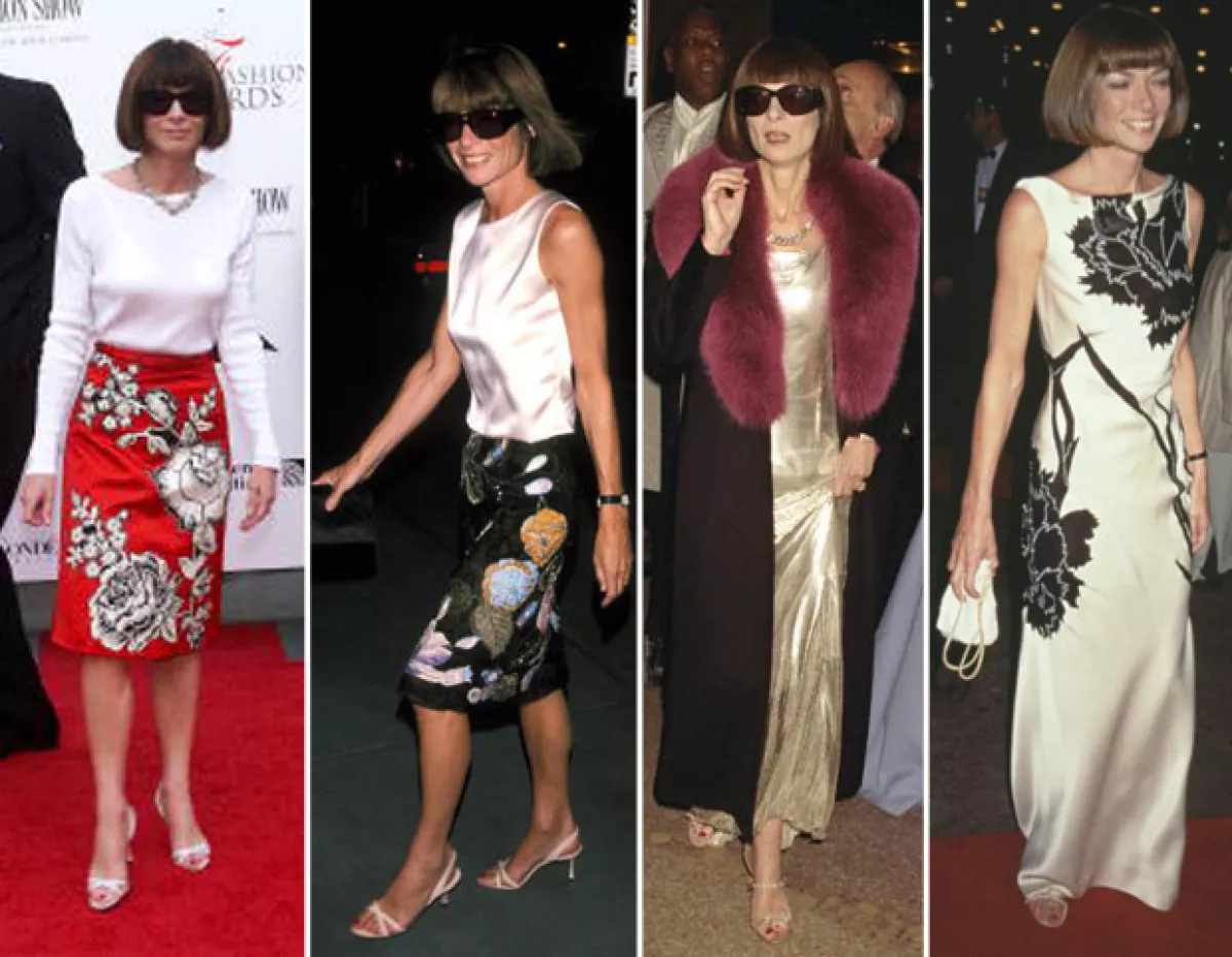 Y de 2001 a 1995, al año de que Manolo Blahnik le regalara sus especiales zapatos.