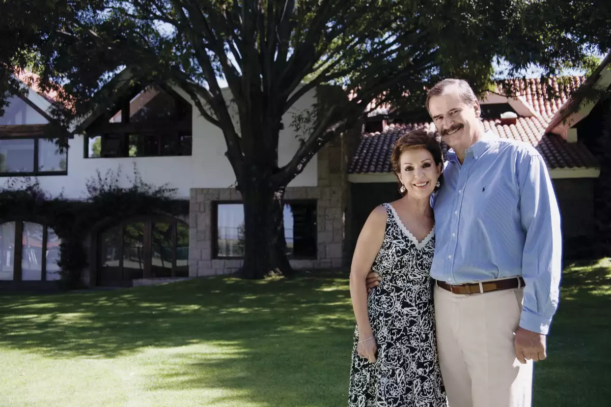 Marta Sahagún y Vicente Fox