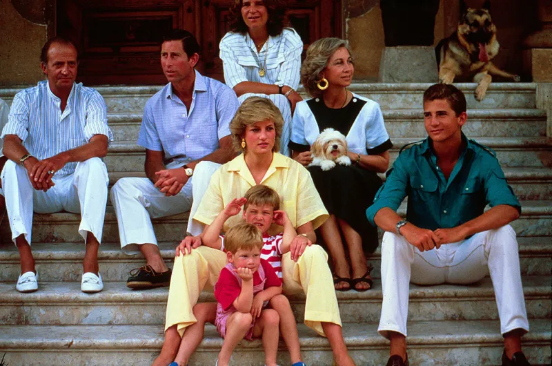 Princesa Diana, William y Harry