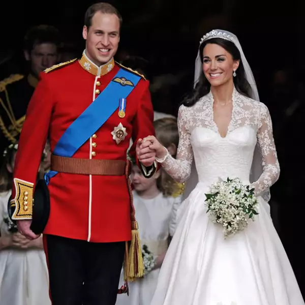 Kate Middleton se casó este año con el príncipe Guillermo y su ramo estaba hecho de lirios del valle, jacintos, mirtos y un clavel chino.