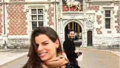 La empresaria mexicana y su esposo Alejandro Hank Amaya dejaron la ciudad donde viven para recorrer los `Châteaux de la Loire´.