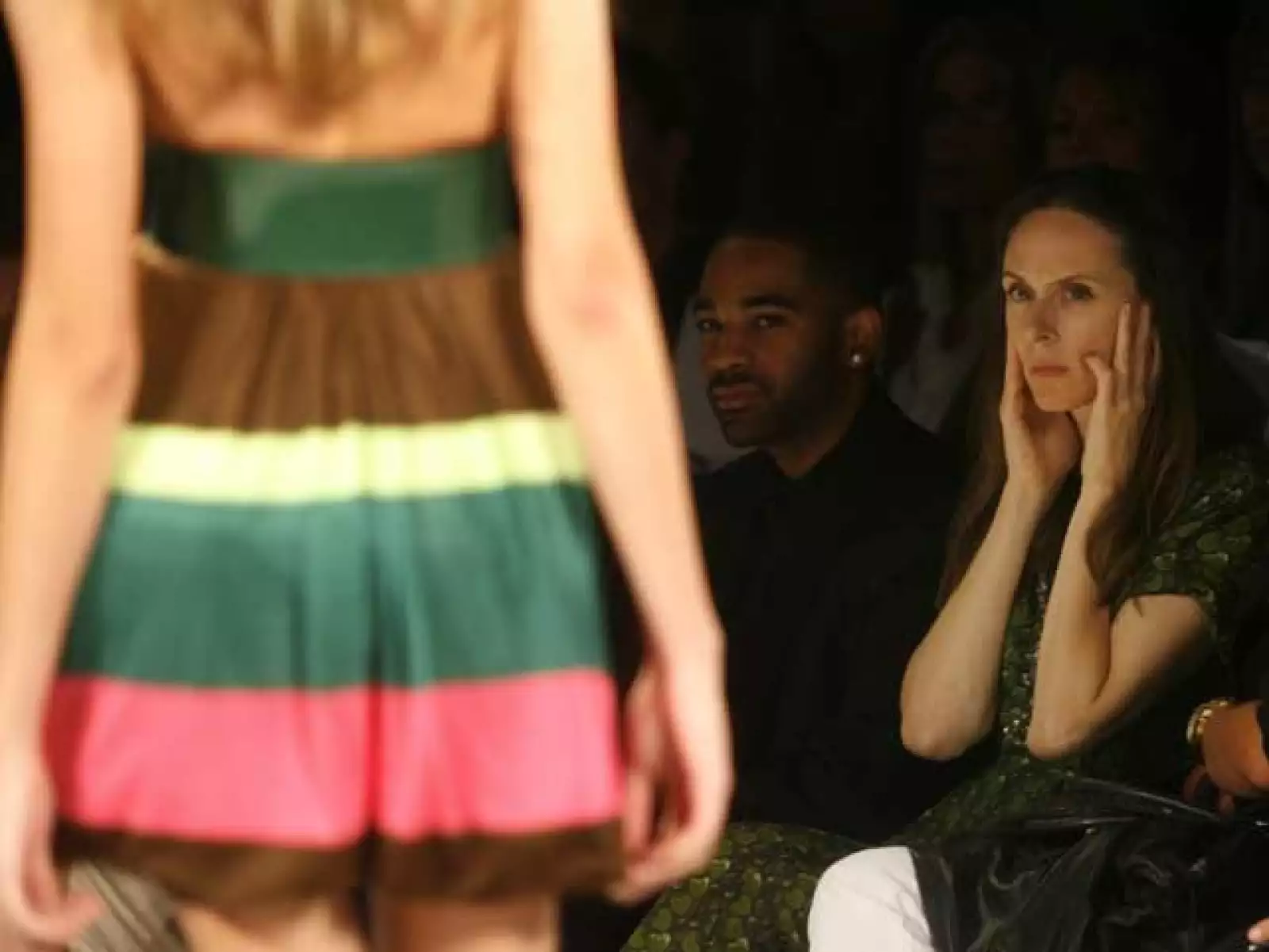 La colección de Miss Sixty asombró a algunas de las asistentes.