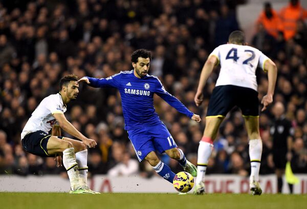 Salah jugó un año en el Chelsea.