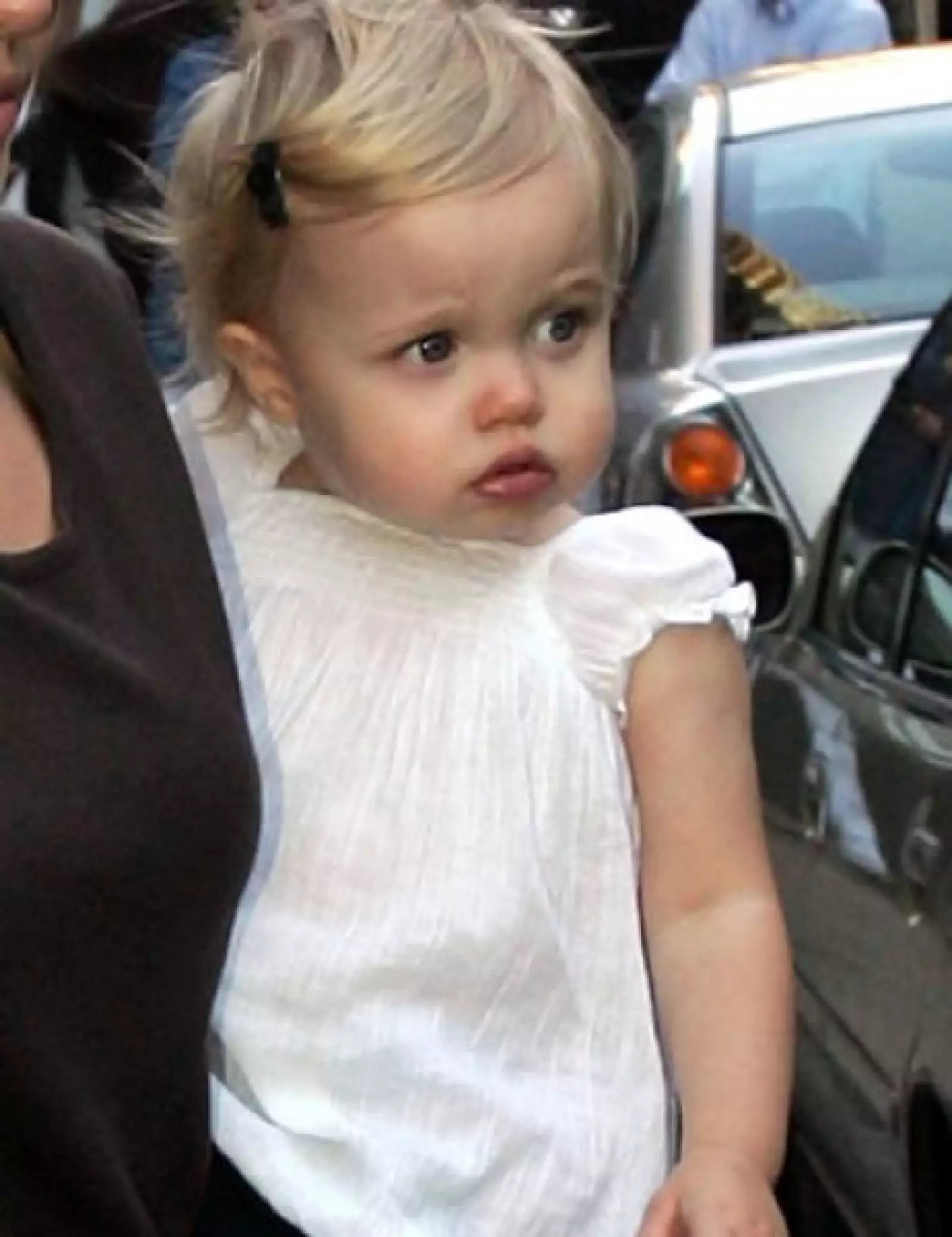 De bebé, era común verla peinada siempre con un tierno moñito y luciendo coquetos vestidos.