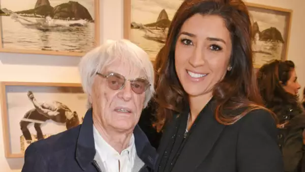 Bernie Ecclestone y Fabiana Flosi.