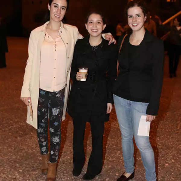 Paula Saavedra, María Gariiela León y Lucía Palomar