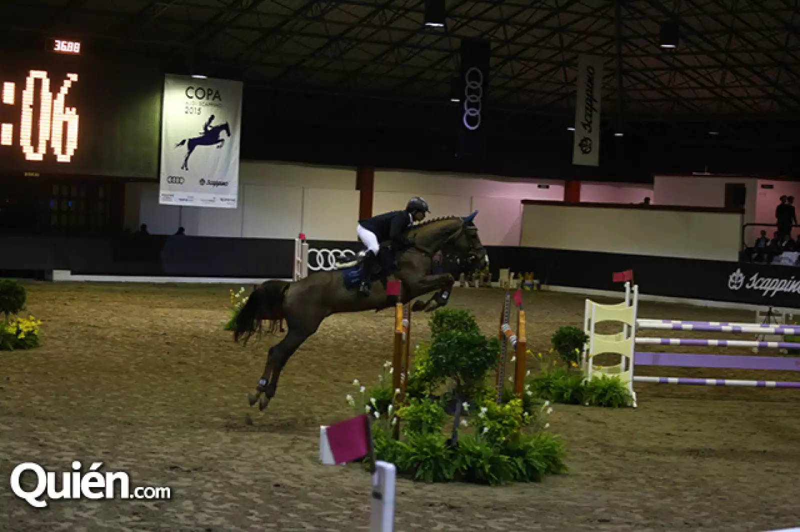Daniel Michan con su caballo Clevadio