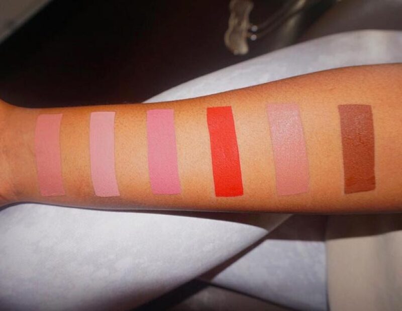 Los colores de izquierda a derecha son: candy, koko, posie, mary jo, dolce y true brown.
