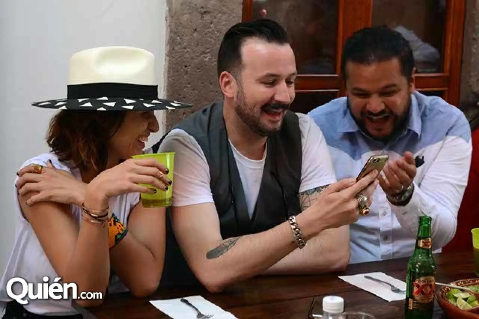 Alexis Madero,Juanchi Torre Hütt y Arcadio Jaramillo