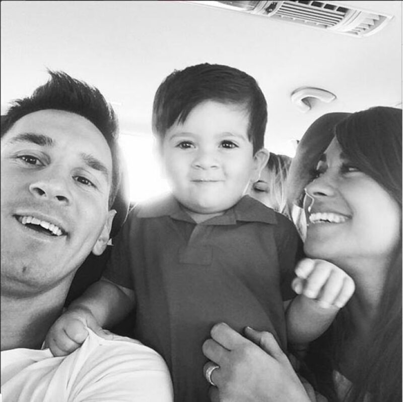 Con la llegada de este bebé la familia será de cuatro. El pequeño Thiago cumplirá en noviembre próximo tres años de edad.