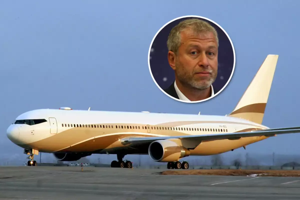 Roman Abramovich, avión
