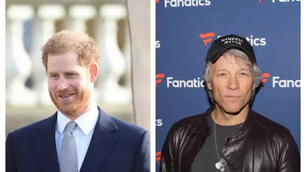 Príncipe Harry y Jon Bon Jovi