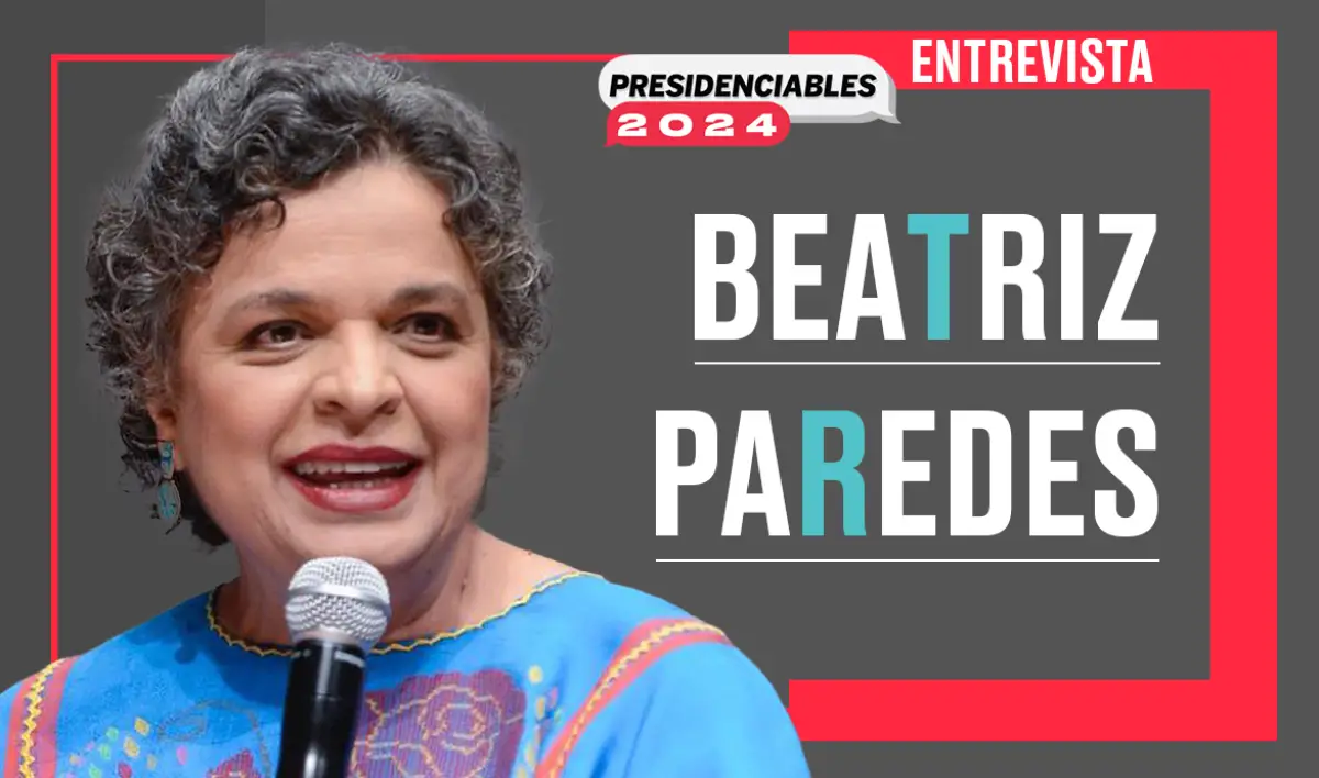 Beatriz Paredes en entrevista