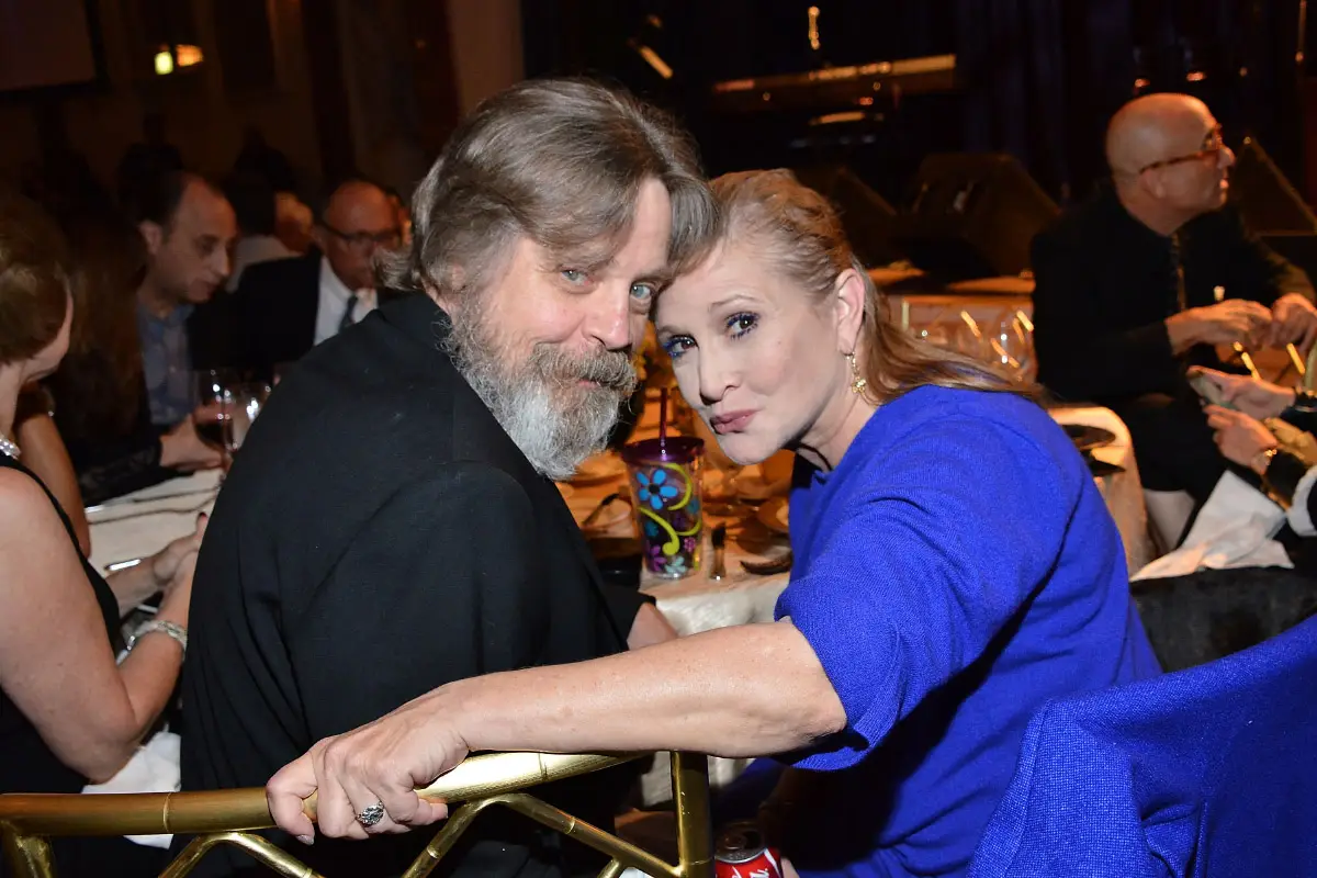 Mark Hamill y Carrie Fisher protagonistas de la trilogía original de Star Wars