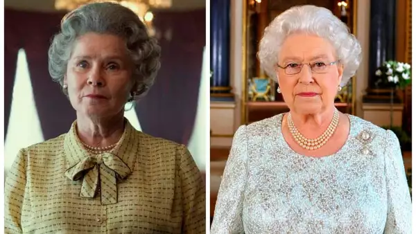 Imelda Staunton como Isabel II