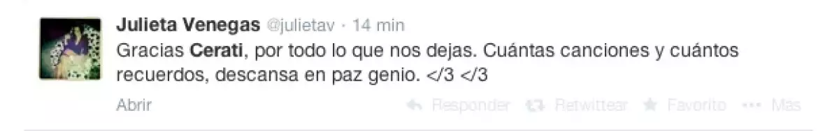 Julieta Venegas, cantante y compositora mexicana.