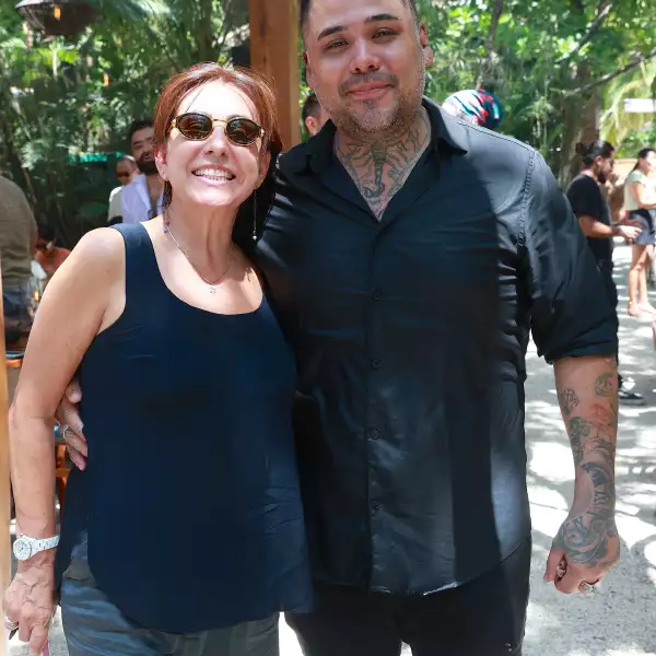 Miriram Anzarut  y chef José Luis Hinostroza