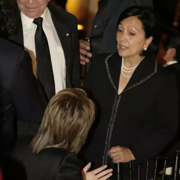 Cena Sarkozy en Palacio Nacional