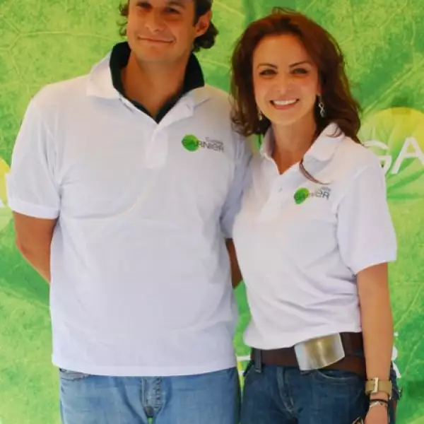 La actriz formó parte del cast que este jueves plantó cerca de 500 arbolitos.