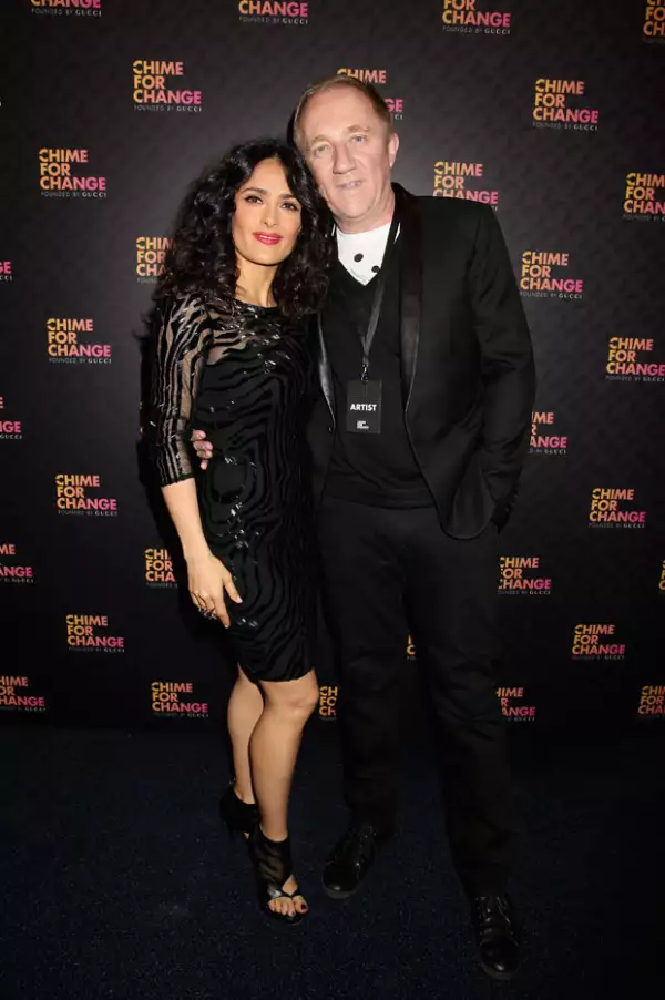 A pesar de no ser una amante de la moda, Salma dice que fue probablemente lo que enamoró a su esposo.