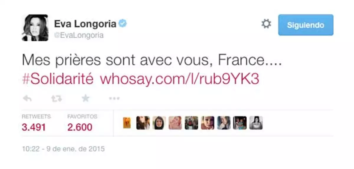 Actores norteamericanos se congraciaron con las víctimas y sus amigos franceses.