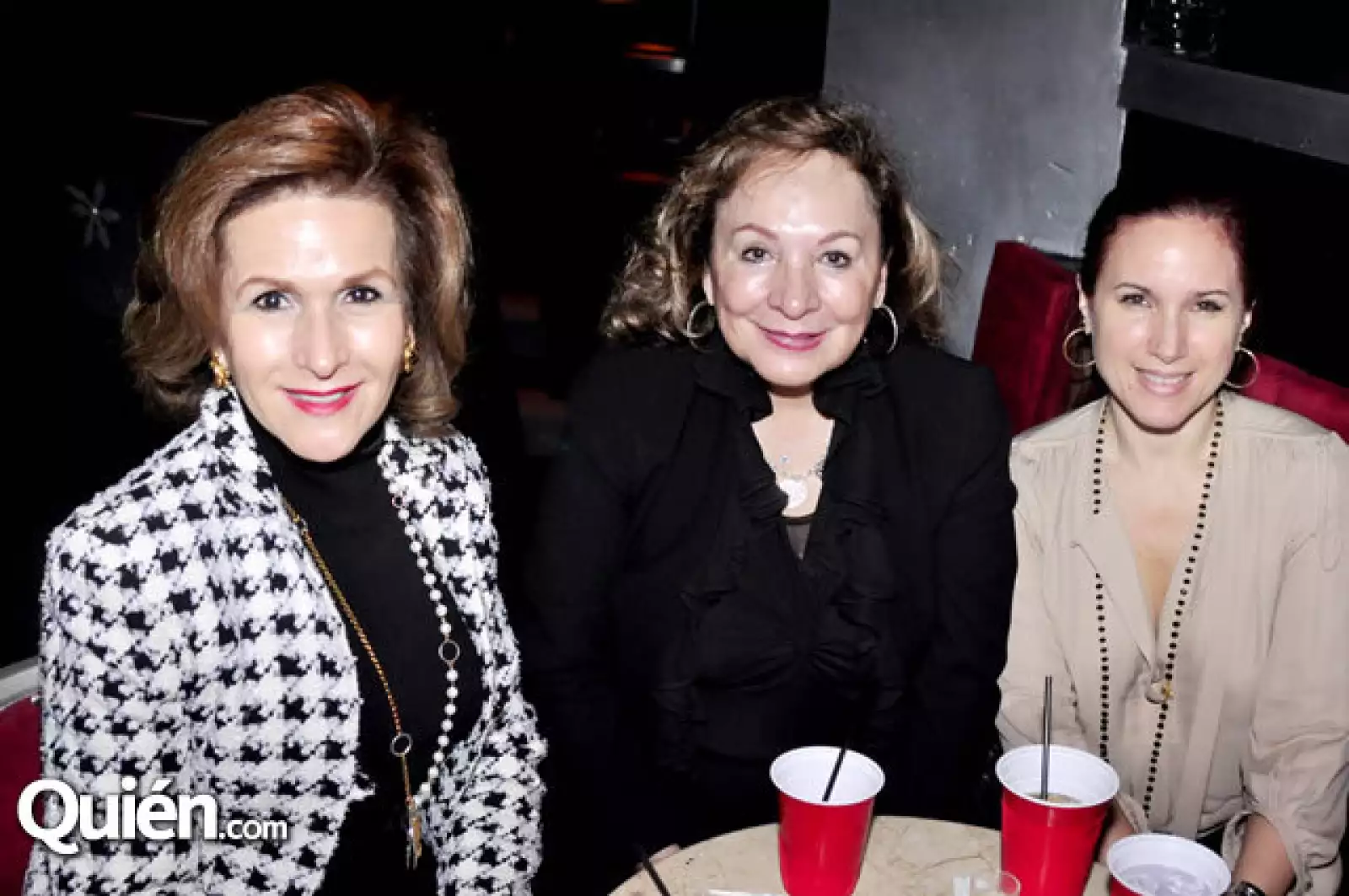 Adriana Tijerina,Aurora Cantú de Cagniasso y América Flores