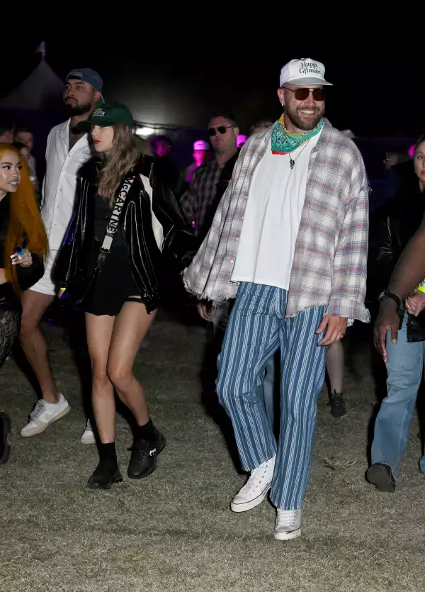 Travis Kelce y Taylor Swift juntos en Coachella
