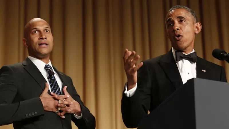 obama cena corresponsales