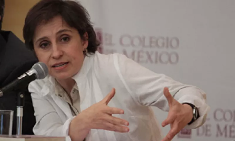 Carmen Aristegui dijo que todo su equipo fue despedido. (Foto: Notimex )